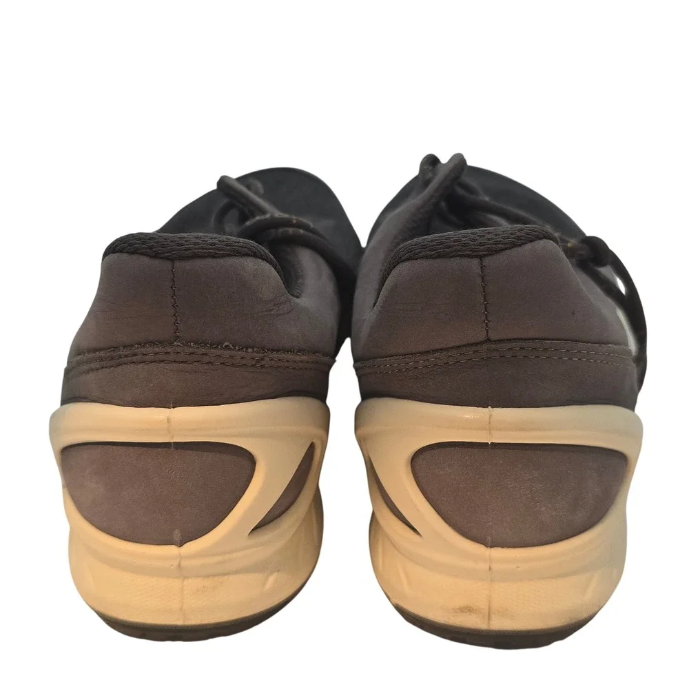 ECCO BIOM Gray Knit Nubuck Sneaker EU 38 Natural Motion Walking Gorpcore